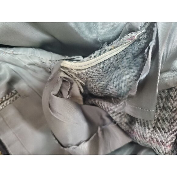 River Calder Tweeds Men's Wool Blazer Jacket With Suede Elbow Patches Vintage - Picture 7 of 8